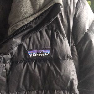 Patagonia black down jacket